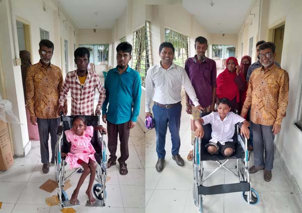 চারটি হুইল চেয়ার বদলে দিল চার শিক্ষার্থীর শিক্ষাজীবনের গল্প