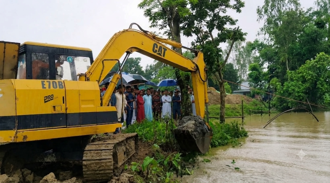 ফুলপুরে খাল খনন বন্ধ, বরাদ্দের টাকা ফেরত