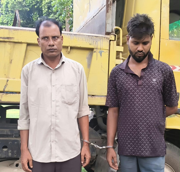 নান্দাইলে চোরাই ট্রাকসহ ব্যবসায়ী আটক, থানায় মামলা