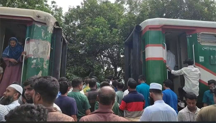গফরগাঁওয়ে চলন্ত অবস্থায় আন্ত:নগর ট্রেনের বগি বিচ্ছিন্ন