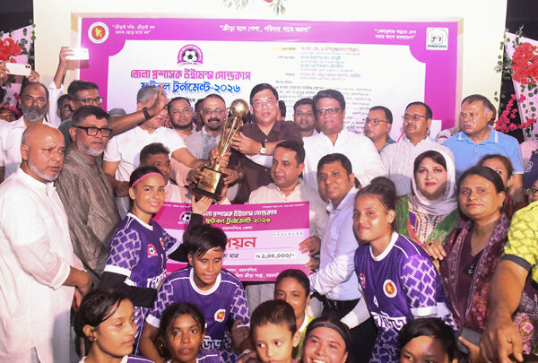 খেলাধুলার মাধ্যমে তরুণ প্রজন্মকে মাদকমুক্ত সমৃদ্ধ বাংলাদেশ গড়ার লক্ষ্যে কাজ করতে হবে – এম রশিদুজ্জামান মিল্লাত